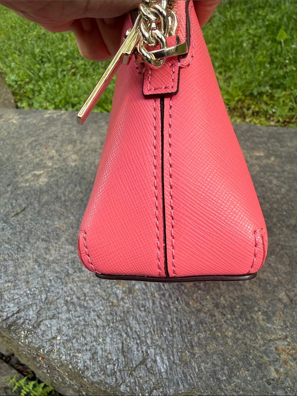 kate spade Pink Saffiano Dome Crossbody - Picture 5 of 16